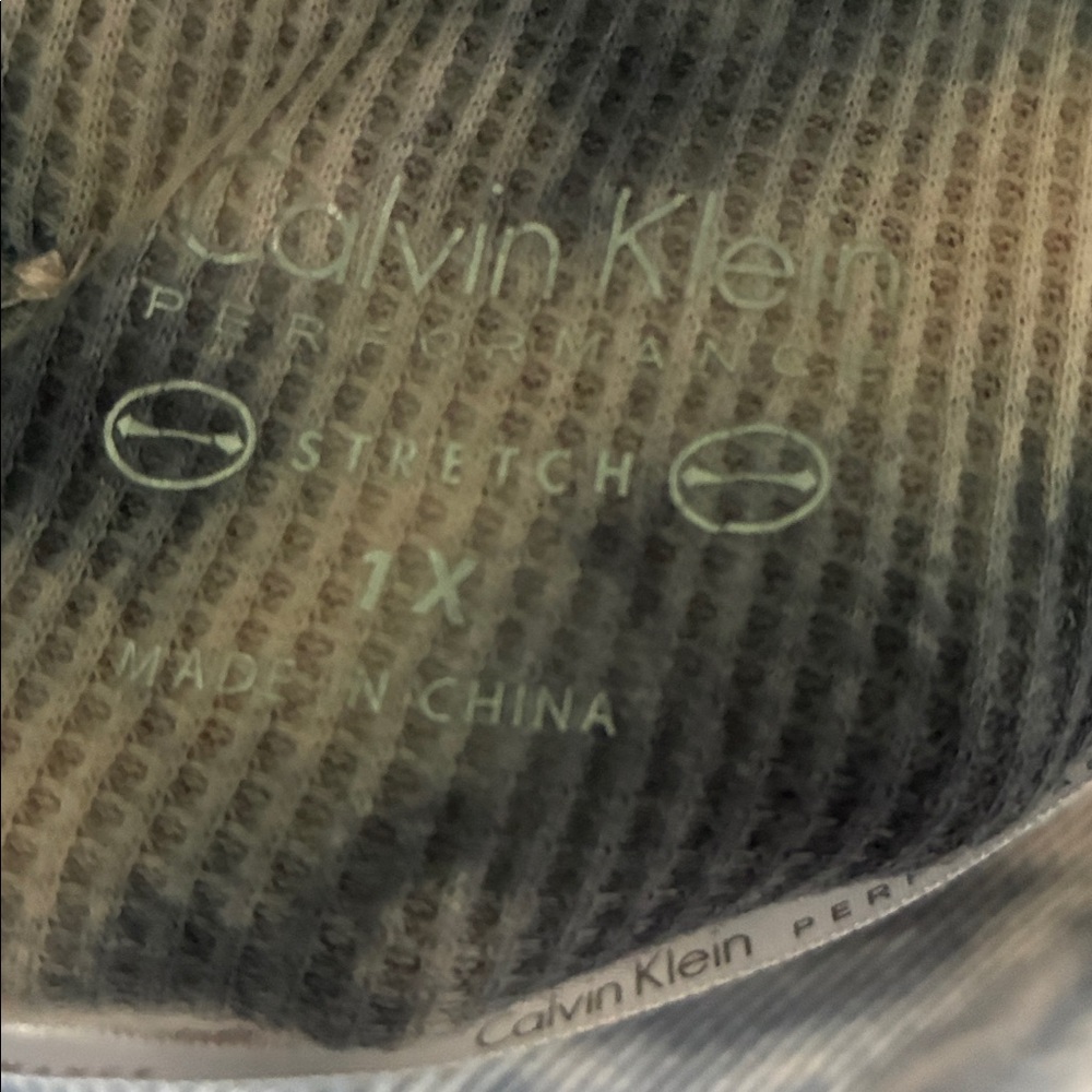 Calvin Klein sz 1X Tie-Dye Long Sleeve Top nwt - Picture 7 of 9